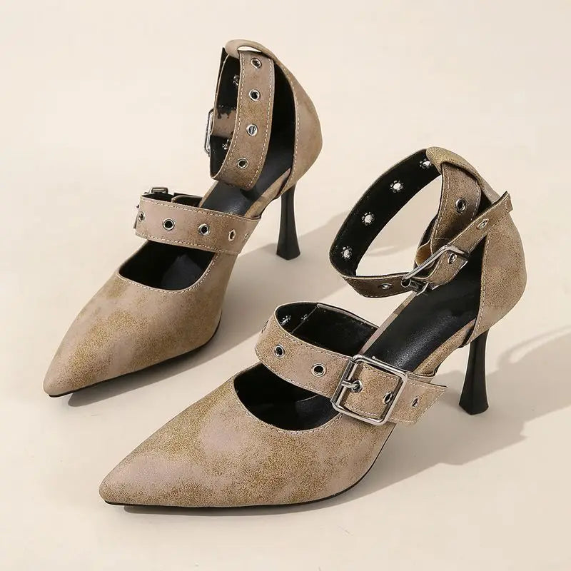 Alessia Strap Heel Stiletto Sandals