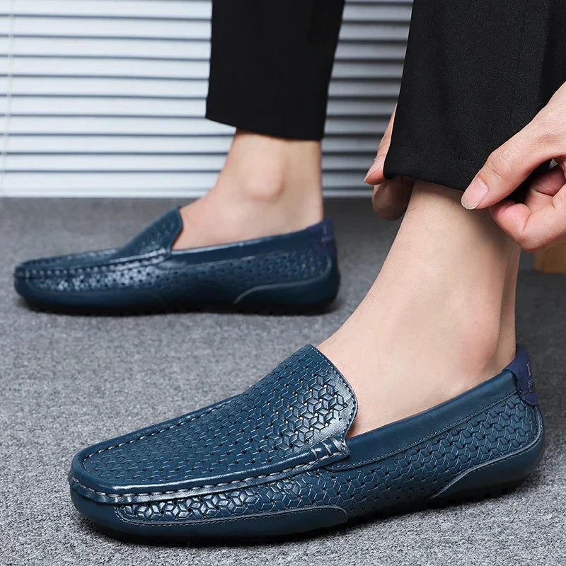 Enzo Italian Woven Loafers
