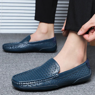 Enzo Italian Woven Loafers