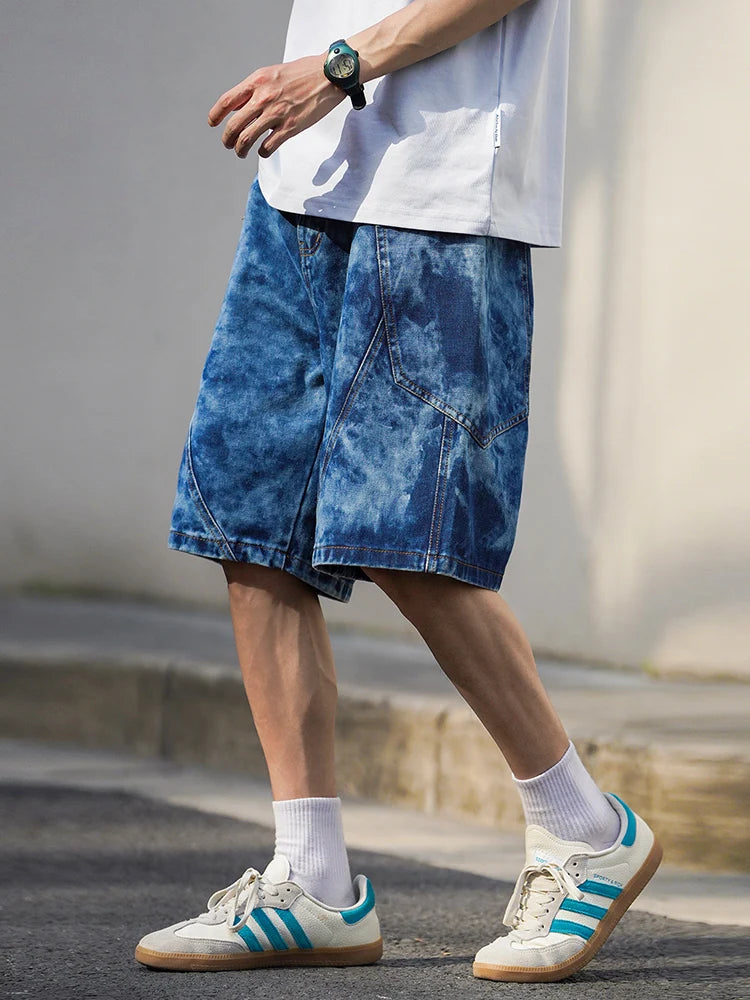 Jaxon Dyed Denim Shorts