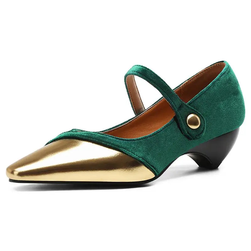 Goldtip Velvet Pump