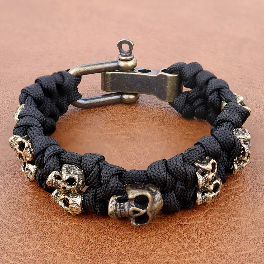Knox Skull Woven Bracelet