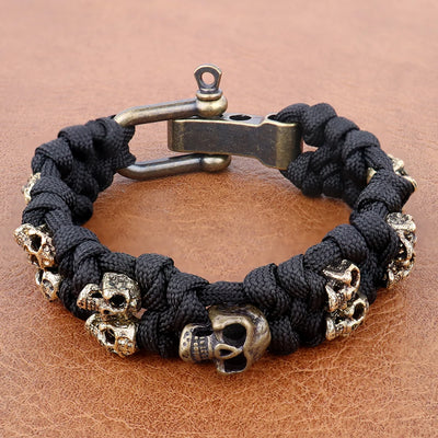 Knox Skull Woven Bracelet