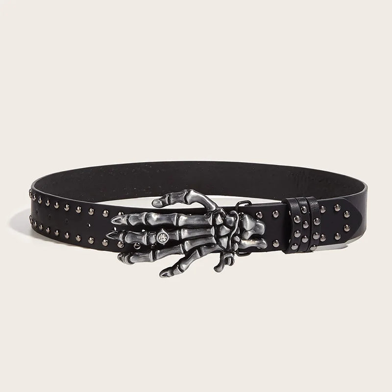 Nova Skull Rivet Belt