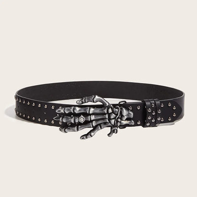 Nova Skull Rivet Belt