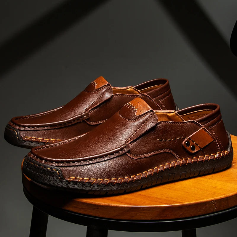 Edo Cow Leather Loafers