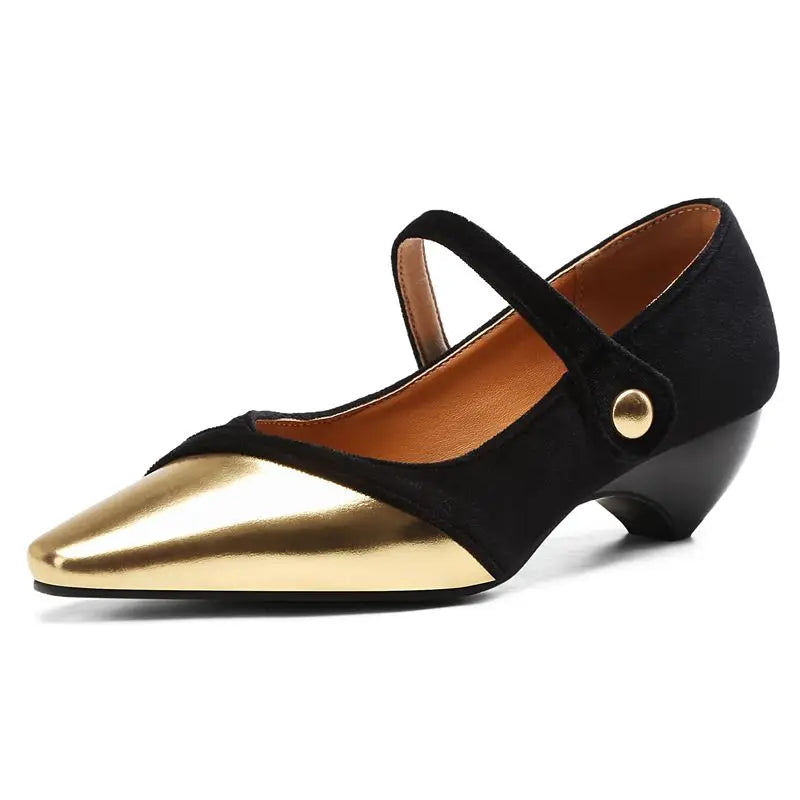 Goldtip Velvet Pump