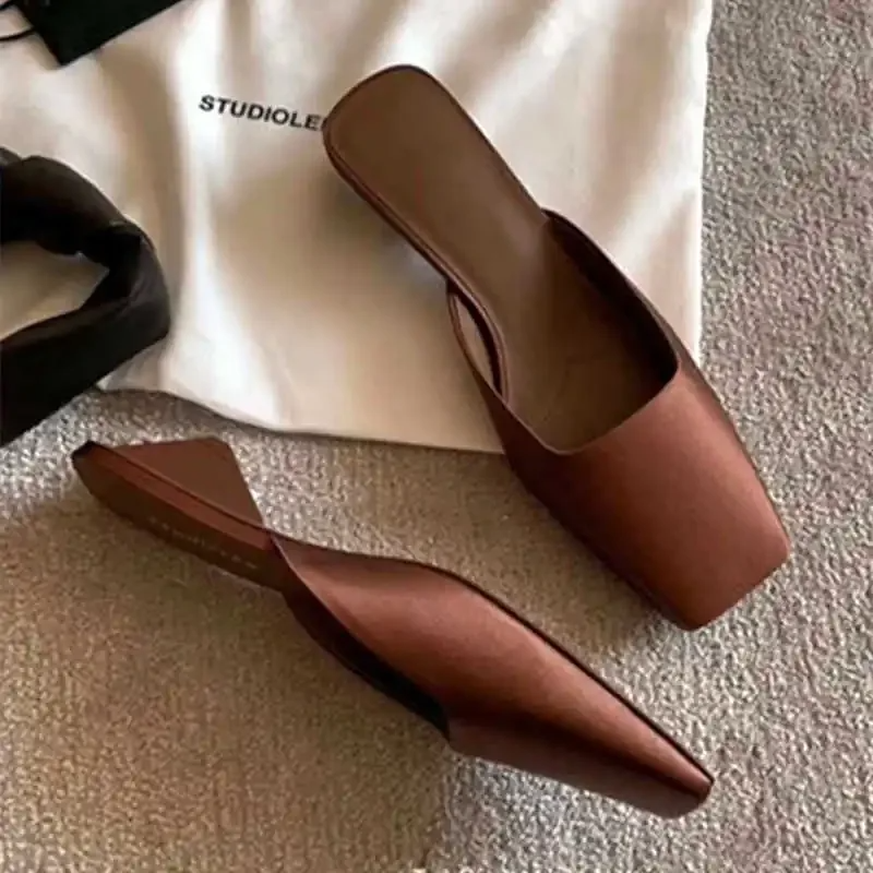 Lisa  Satin Mules
