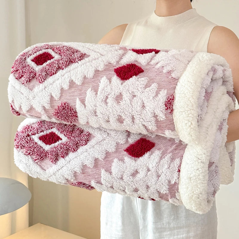 Elena Nordic Textured Blanket