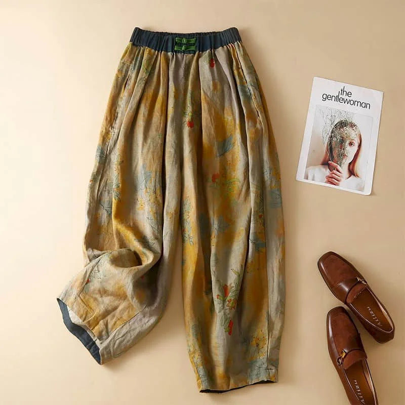 Bianca Floral Linen Bloomers