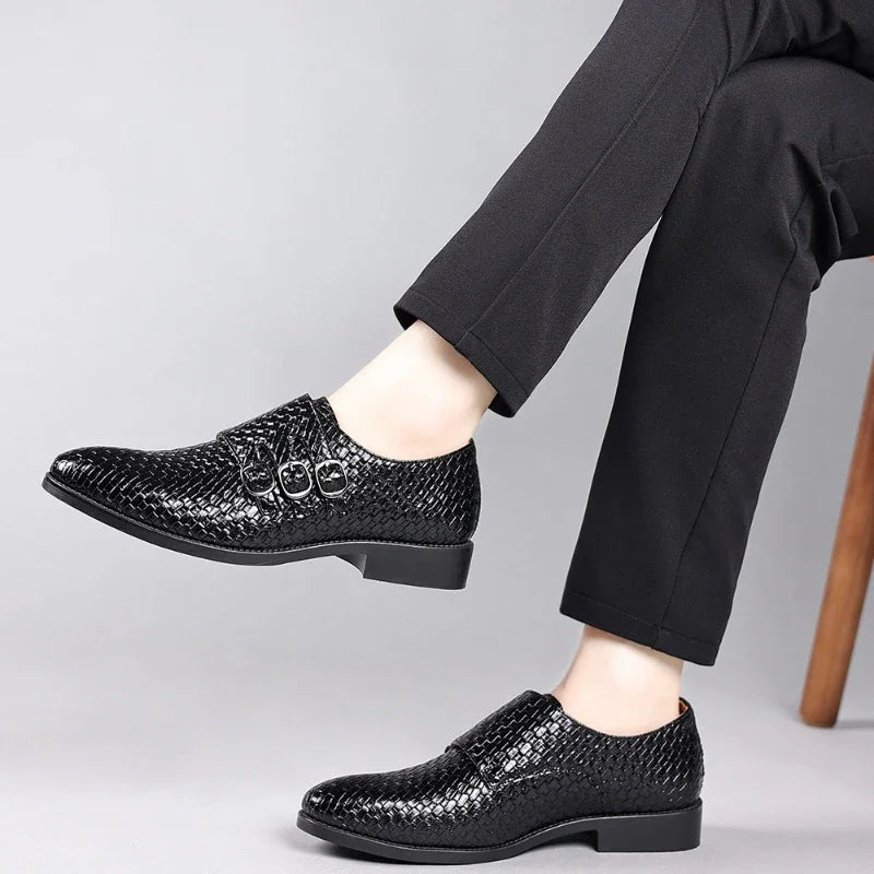 Giuliano Woven Leather Oxford Shoe