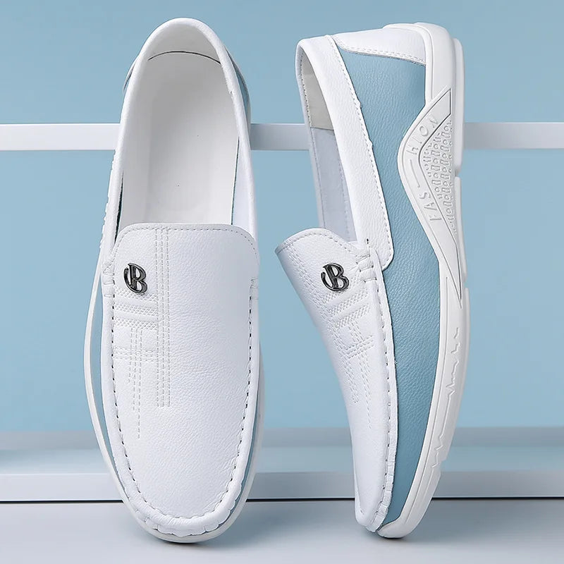 Luca Leather Slip-Ons
