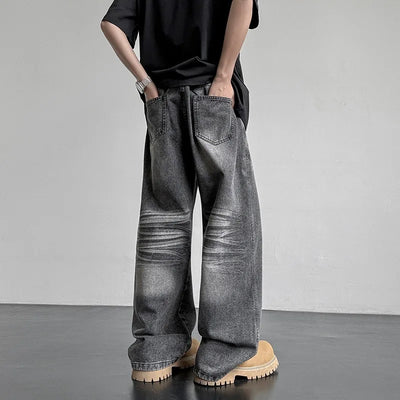 Jaxon Denim Baggy Pants - Men’s Loose Fit Gradient Streetwear
