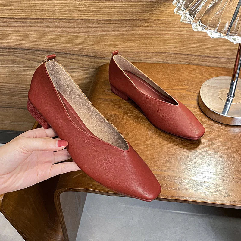 Celeste Square-Toe Flats