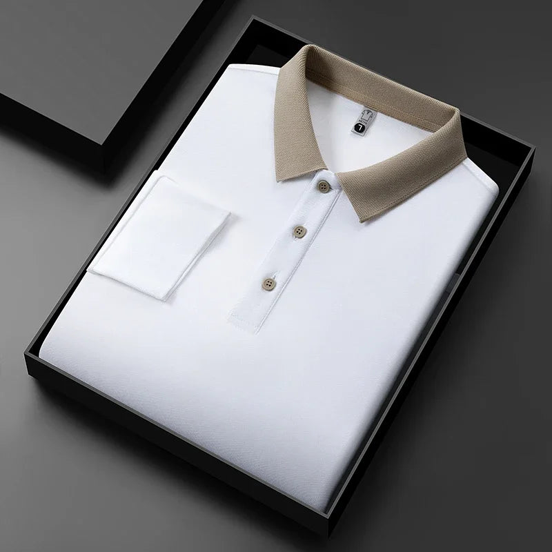 Nolan Contrast Collar Polo