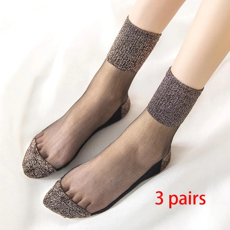 Sheer Spark Socks – Set of 3