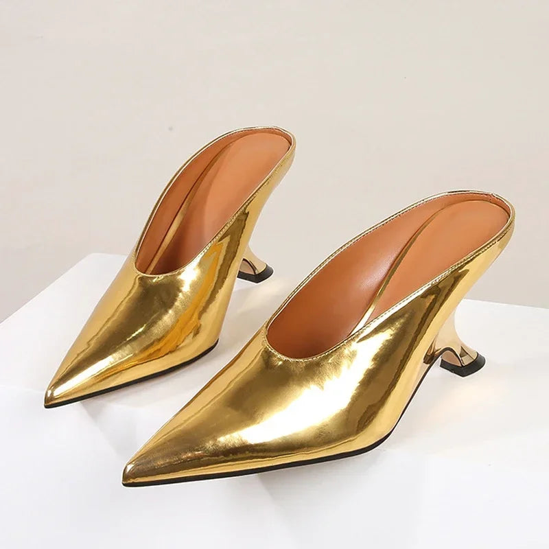Vera Mirror Mules