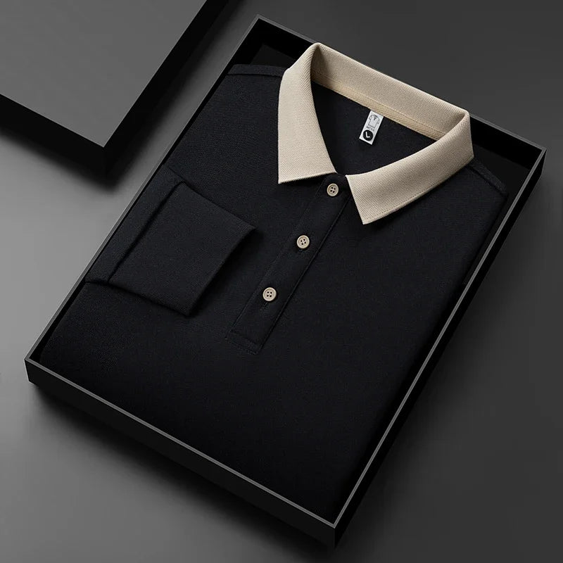 Nolan Contrast Collar Polo