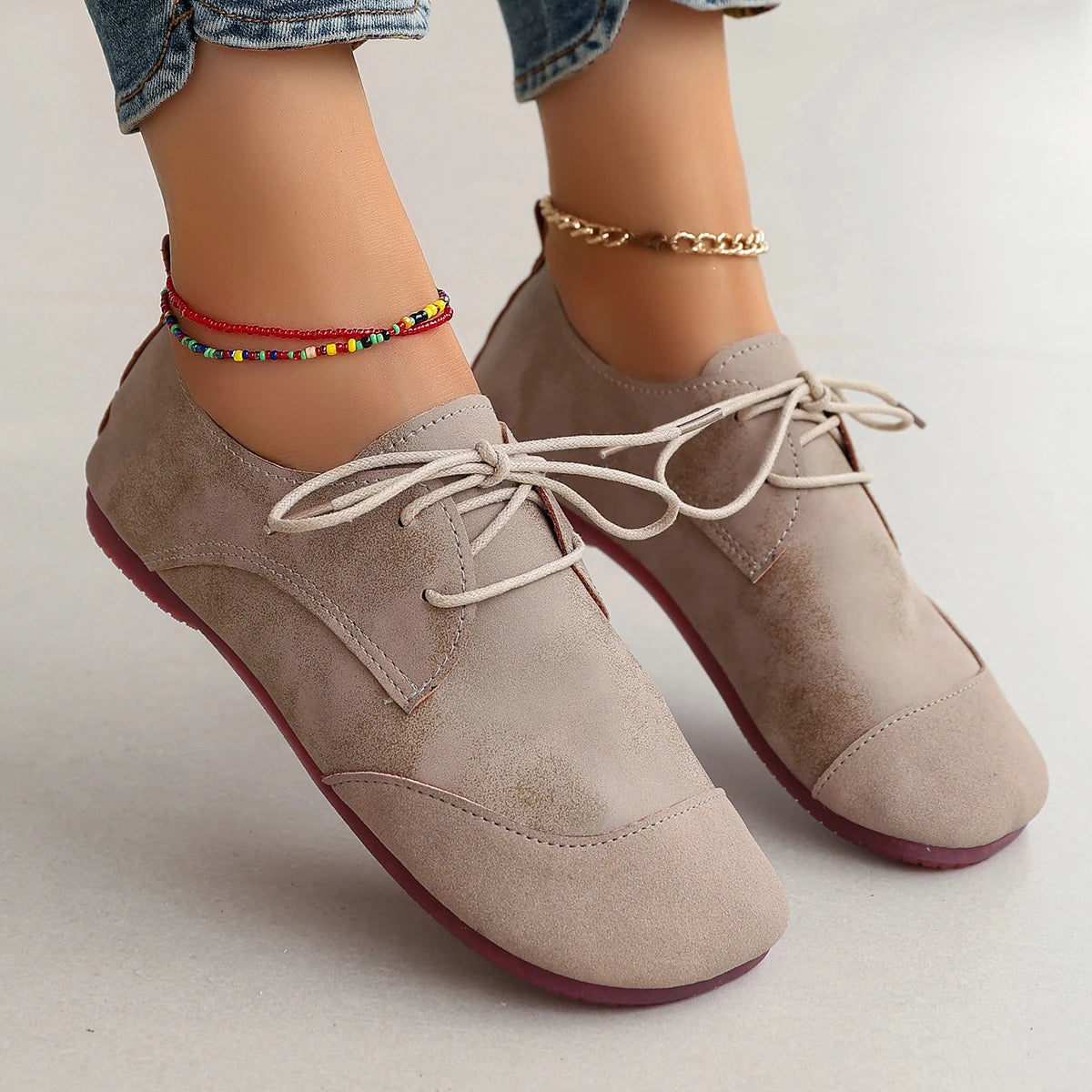 Chiara Barefoot Oxford Flats