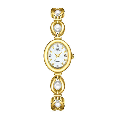 Aika Pearl Oval Watch