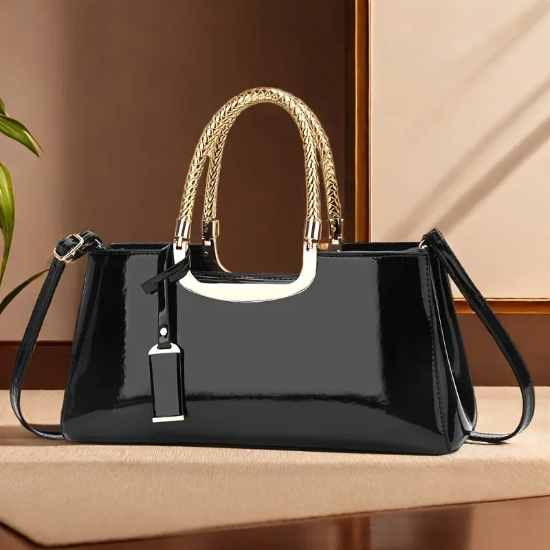 Madison Patent Leather Handbag