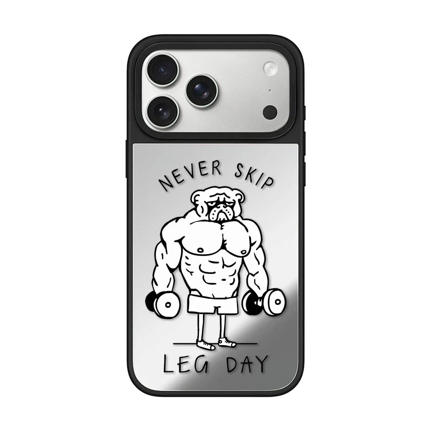 Never Skip Mirror Case – Magnetic Shockproof iPhone Cover