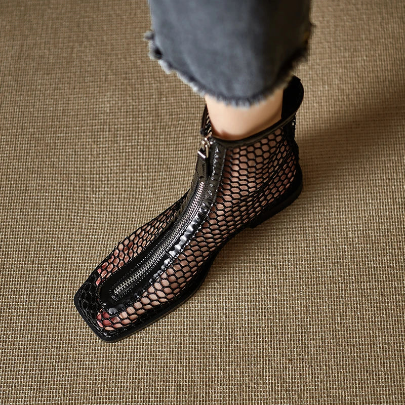 Blaire Square Toe Heel Boots