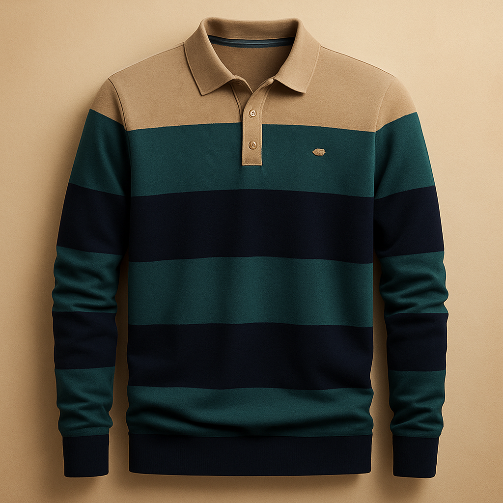 Enzo Cotton Polo Sweater