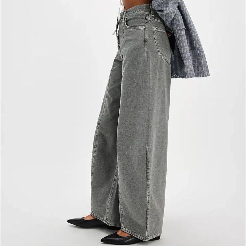 Sienna Denim Washed Jeans Side View