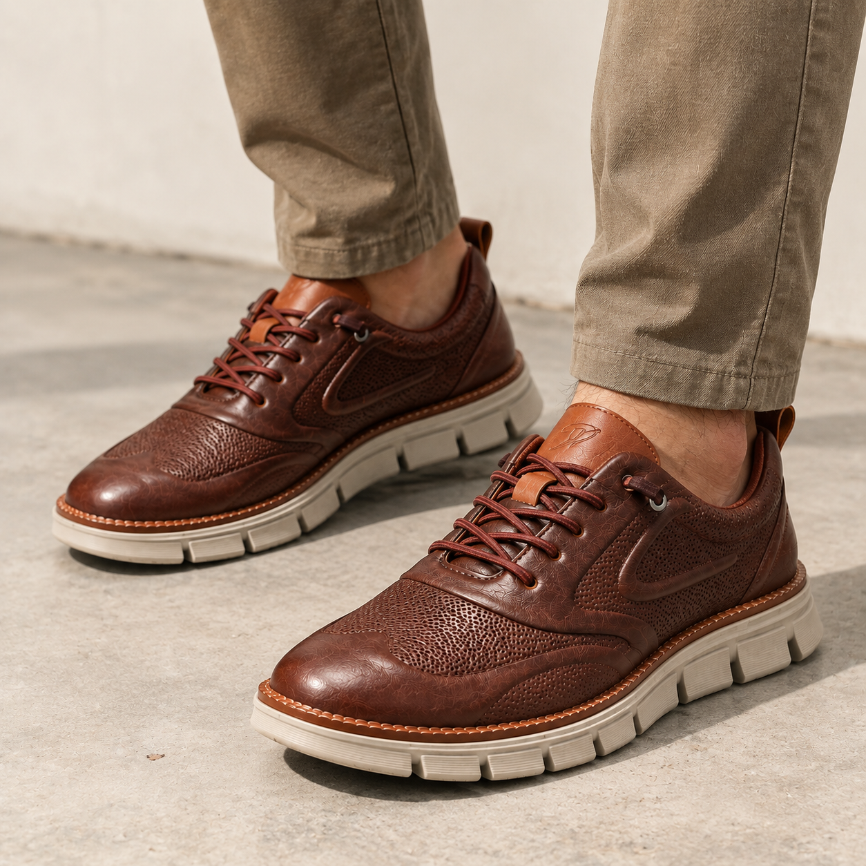 Harrison Leather Oxford Sneakers