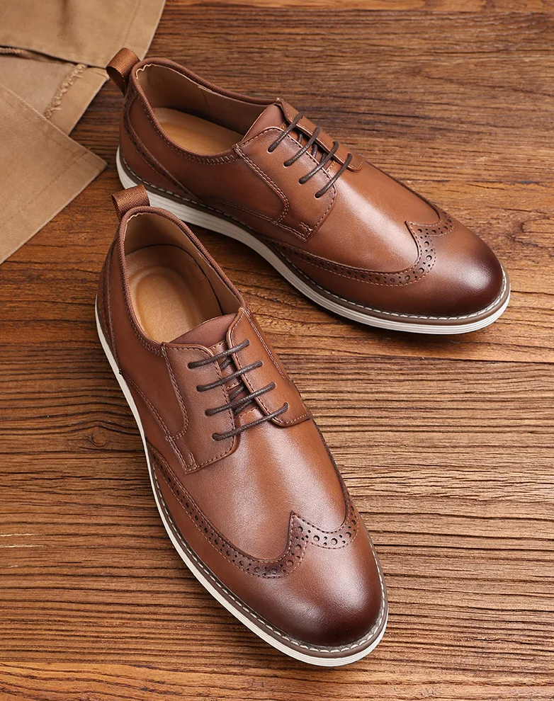 Alessio Genuine Leather Brogue
