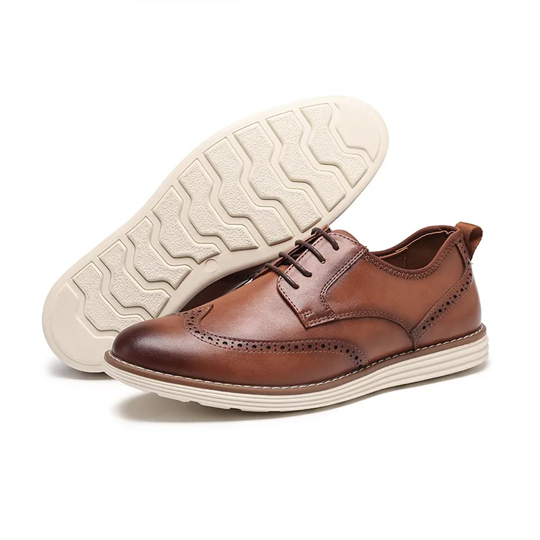 Alessio Genuine Leather Brogue