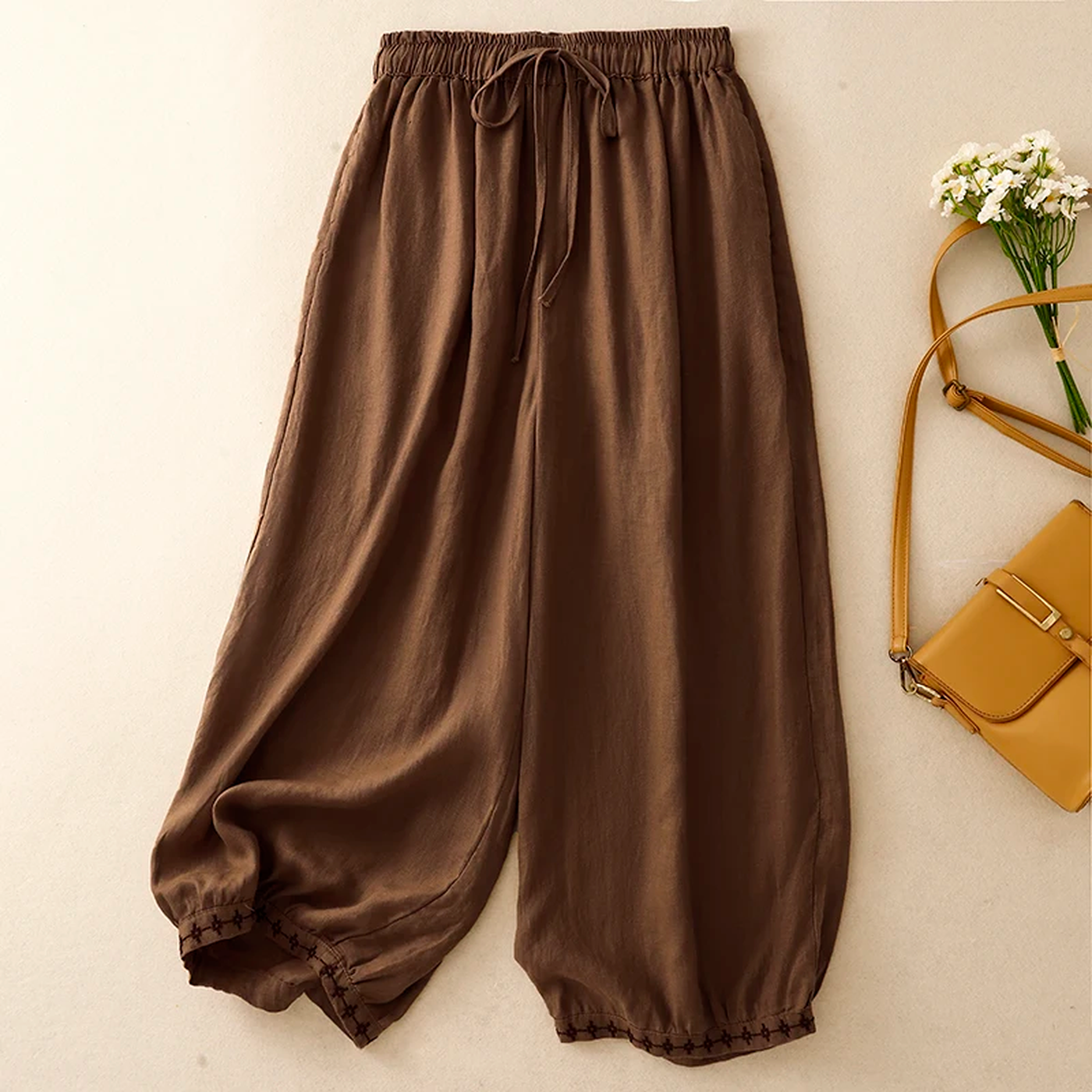 Ember Linen Harem Pant