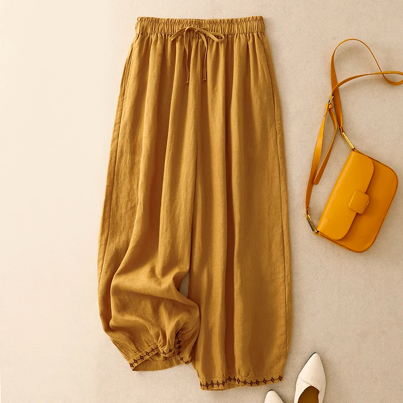 Ember Linen Harem Pant