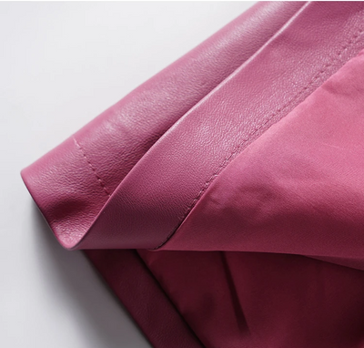 Clara High Waist Leather Skirt