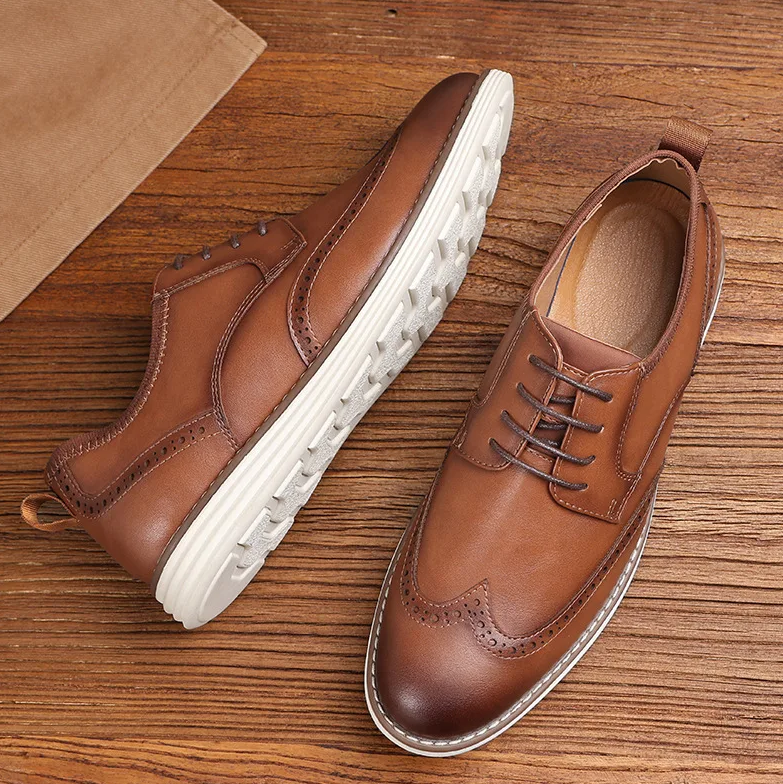 Alessio Genuine Leather Brogue